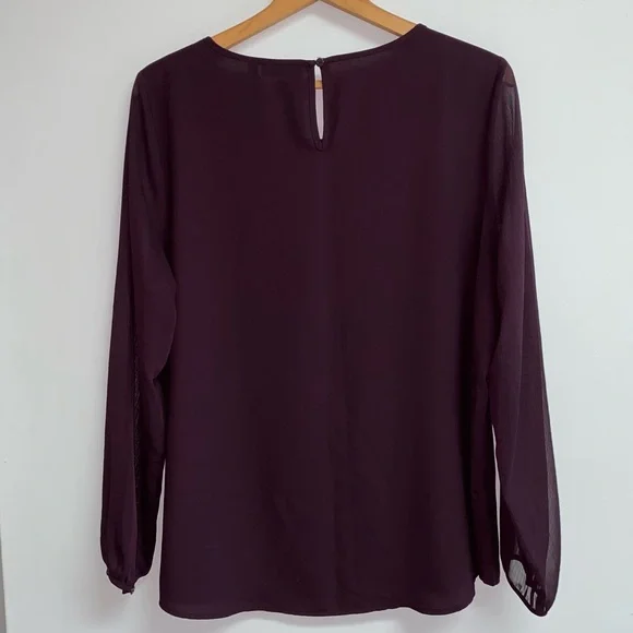 Apt. 9 Women's Purple Blouse - Picture 8 of 11